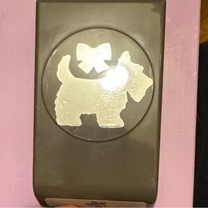 Stampin Up Scottish Dog Punch with Bow